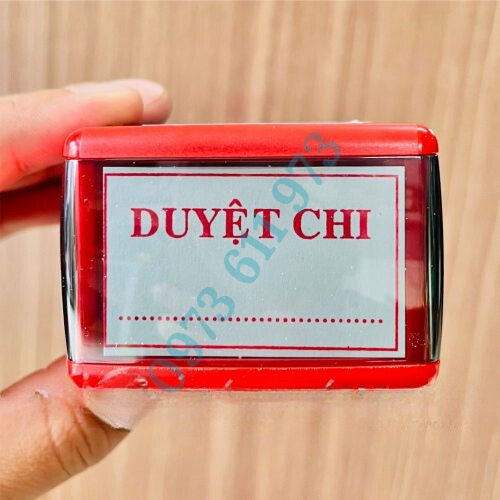 Con Dấu Duyệt Chi